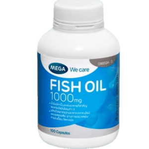 Mega We Care Fish Oil 1000 mg (hög Omega-3) 100 kapslar